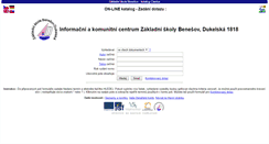 Desktop Screenshot of e-zakajda.zsben.cz