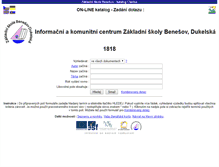 Tablet Screenshot of e-zakajda.zsben.cz